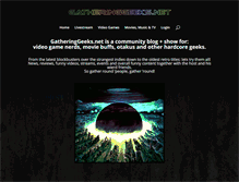 Tablet Screenshot of gatheringgeeks.net